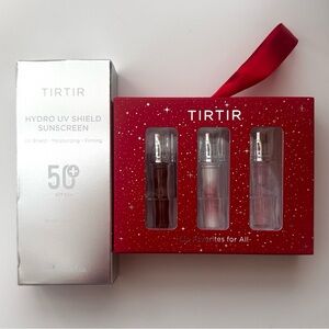 TIRTIR Lip Trio Holiday Edition and Hydro UV Shield Sunscreen